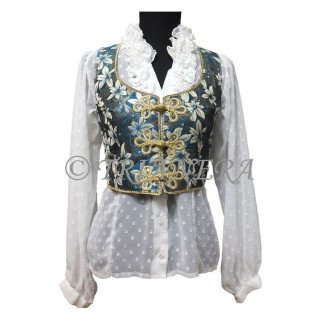 Chaleco (Short Vest / Blue)