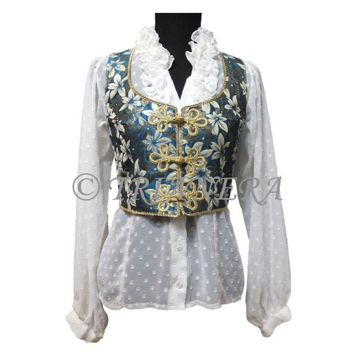 Chaleco (Short Vest / Blue)