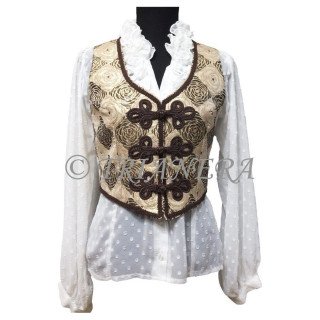 Chaleco (Short Vest / Brown)