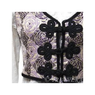 Chaleco (Short Vest / Purple)