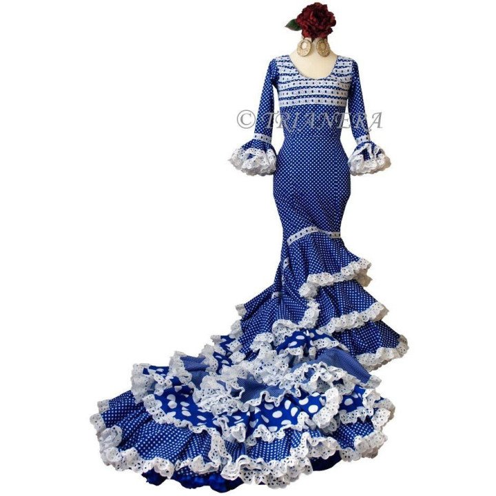 Custom-made Flamenco Dress (Bata de Cola)