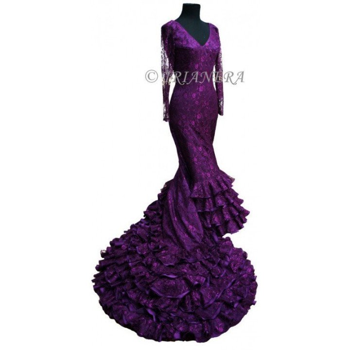Custom-made Flamenco Dress (Bata de Cola)