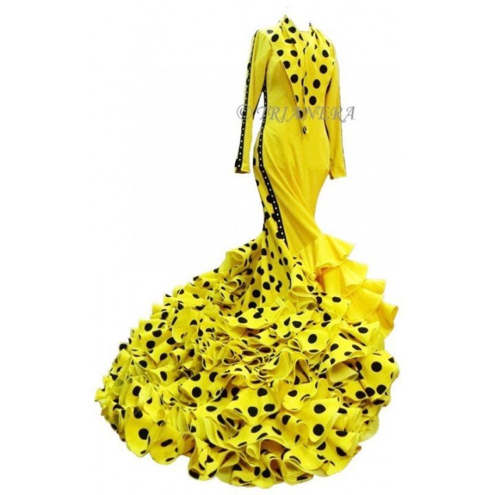 Custom-made Flamenco Dress (Bata de Cola)