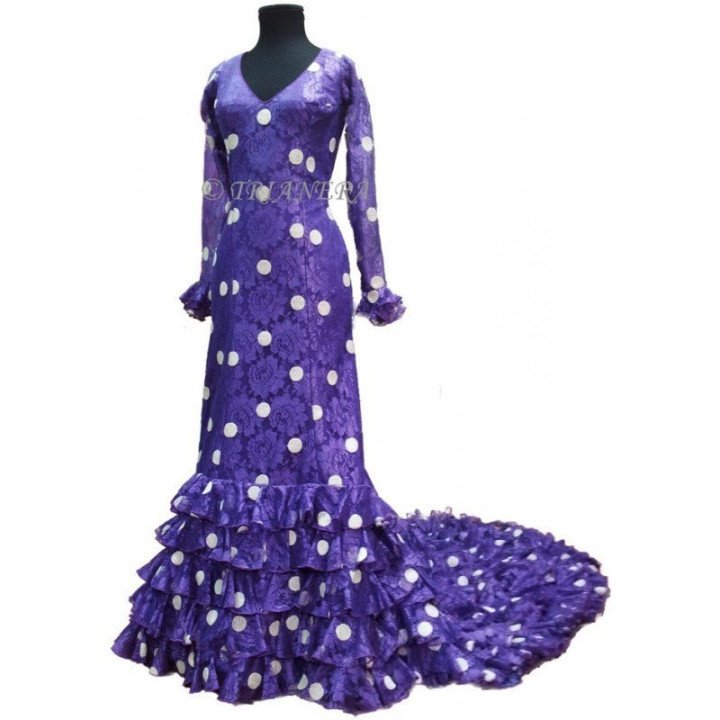 Custom-made Flamenco Dress (Bata de Cola)