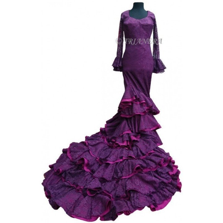 Custom-made Flamenco Dress (Bata de Cola)