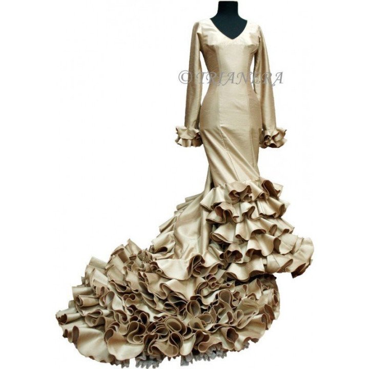Custom-made Flamenco Dress (Bata de Cola)