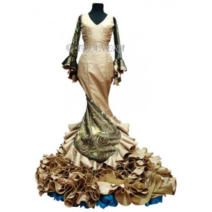 Custom-made Flamenco Dress (Bata de Cola)