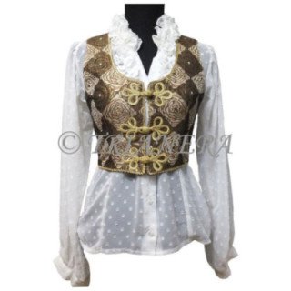 Chaleco (Short Vest / Brown Gold)